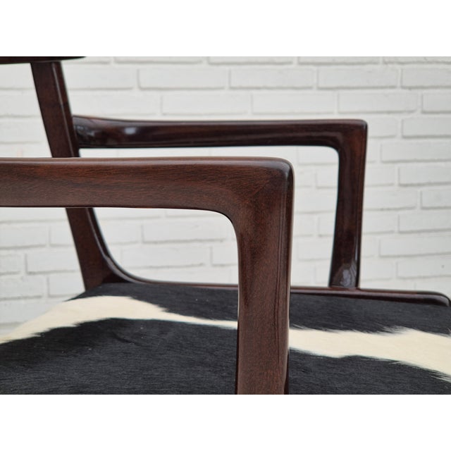 Vintage Danish Chair by Ole Wanscher, 1960s For Sale - Image 11 of 18