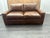 RH Maxwell Leather 2-Cushion Sofa 6' Width | Classic Depth | Italian Brompton Leather in Cocoa Open Box | Beautiful...