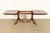1950s Drexel Georgian Mahogany Double Pedestal Extension Dining Table, Newly Refinished For Sale - Image 5 of 15