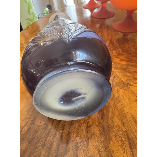 Jugendstil Vase Floral Cameo Glass from Emile Gallé, 1900 For Sale - Image 6 of 7
