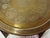 Brown Orient Islamic Hammer Engraved Table Tray, 1940s For Sale - Image 8 of 18