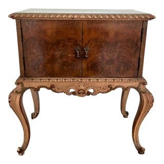 Antique French Rococo Revival Nightstand For Sale