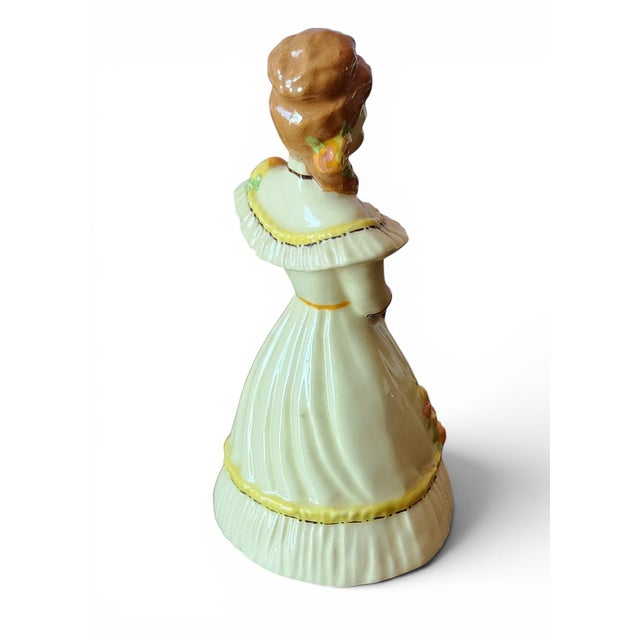 Vintage 1947 "Lillibelle" Figurine Bell produced ~ Ceramic Arts Studio ~ No Clapper. Unsigned. Missing clapper. Good...