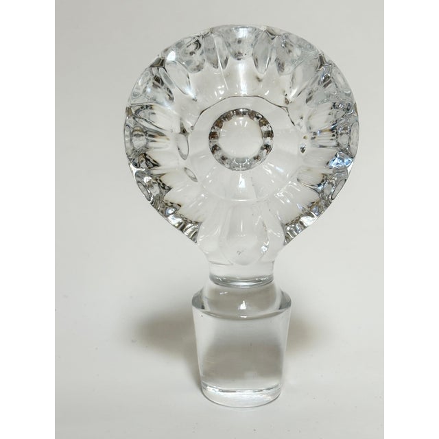 1960s Baccarat Crystal Rémy Martin “Centaure” Decanter Donut Shell Form France For Sale - Image 11 of 17