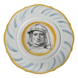 Lorenzo the Magnificent Wall Plate by Luciano Guarnier for Richard Ginori, Italy, 1996 For Sale