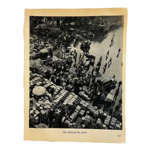 1952 Les Halles Paris Market Photo