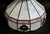 Early 20th Century Tiffany Style Glass Ceiling Light Lamp Shade Floral Excellent For Sale - Image 12 of 16