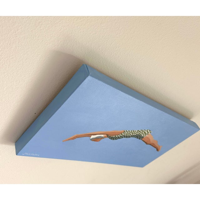 "Floating on Air" Original Modern Oil Painting, by Jennifer Hohlfelder For Sale - Image 4 of 10