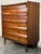 Mid-Century Modern Mid 20th Century Lane "First Edition" Mid-Century Walnut Highboy Dresser For Sale - Image 3 of 18