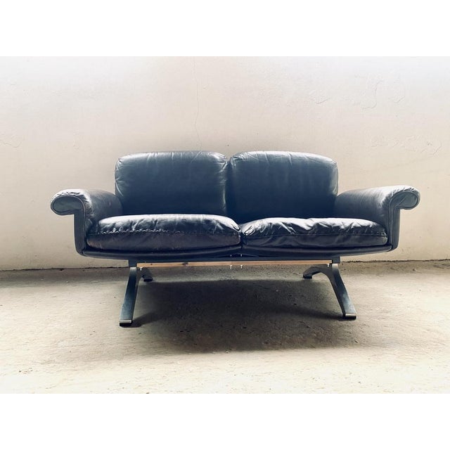 Dark Brown Leather Model Ds31 Sofa from de Sede, 1970s For Sale - Image 4 of 18