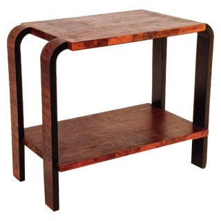 Art Deco Italian Sculptural Side Table in the style of Osvaldo Borsani, 1930s For Sale
