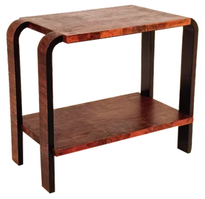 Art Deco Italian Sculptural Side Table in the style of Osvaldo Borsani, 1930s