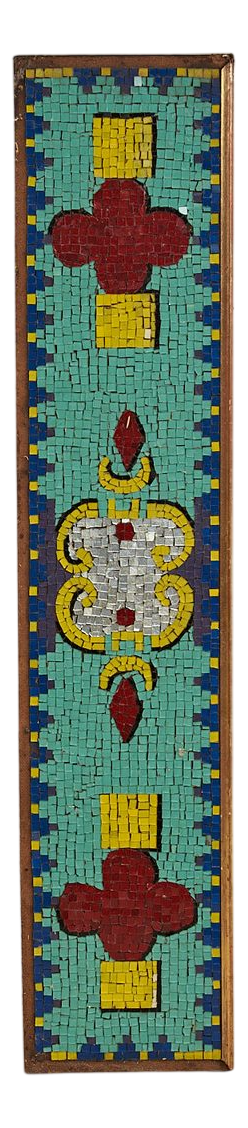 Vintage Glass Mosaic on Panel