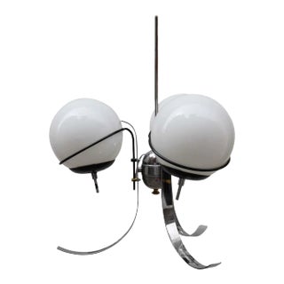 Gino Sarfatti Style Chandelier For Sale