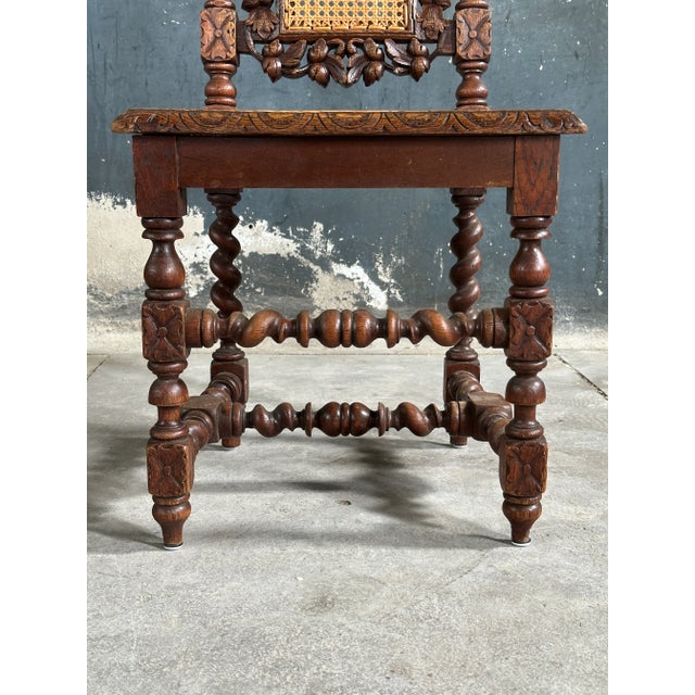 Late 19th Century Late 19th Century Set of 4 French Henri II Style Dining Chairs For Sale - Image 5 of 10