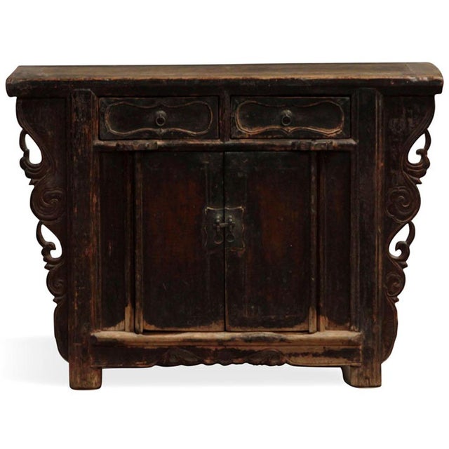 This charming cabinet comes from Shanxi in central China, circa 1860 and remains in it's original condition The lacquer...