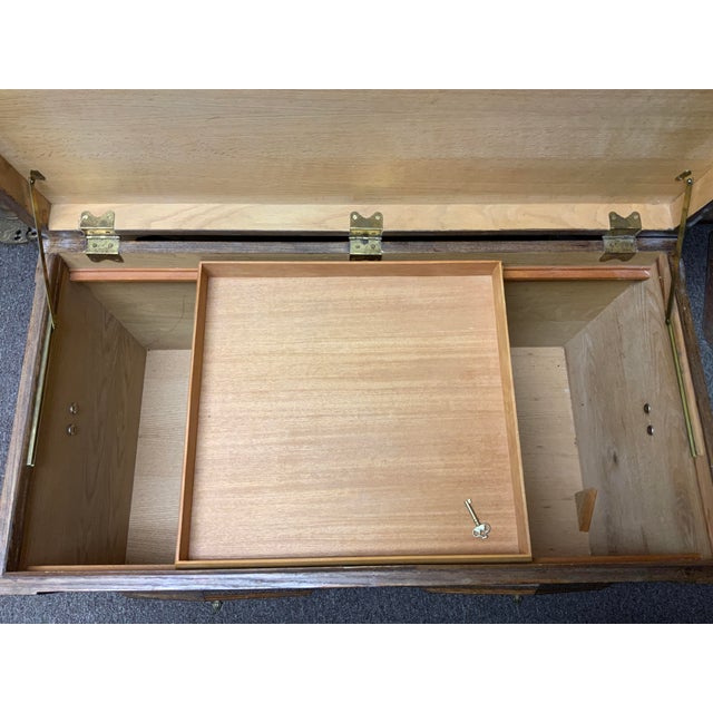 20th Century Dutch Style Oak Chest For Sale - Image 12 of 14