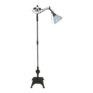 1900 Art Deco Floor Lamp With Elevated Base