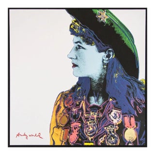 1986 Carnegie Museum of Art After Andy Warhol "Annie Oakley" Lithograph For Sale