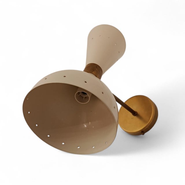 1970s White Diabolo Wall Sconces from Stilnovo, 1970s, Set of 2 For Sale - Image 5 of 7