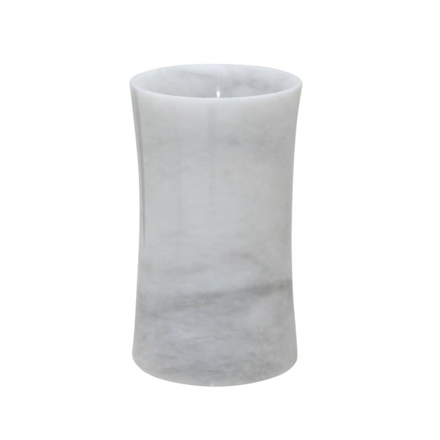 White Marble Tumbler For Sale
