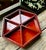 Vintage Chinese Black Lacquer Mother-of-Pearl Inlaid Hexagonal Banchan Serving Box For Sale In San Francisco - Image 6 of 14