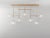 Soap b7 md brass chandelier by schwung dimensions: w 150 x d 23 x h 83.4 cm materials: solid brass, hand blown glass...