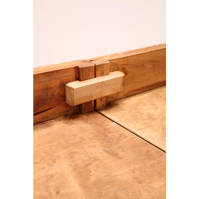 Antique Extendable Walnut Dining Table on Brass Castors, 1860 For Sale - Image 4 of 12