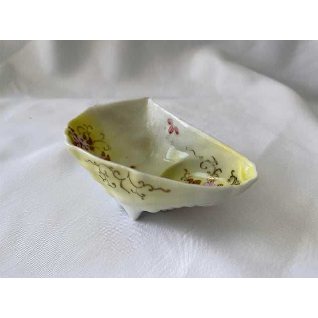 Late 19th Century Antique Circa 1890 Hand Painted Porcelain Oyster Shooter Unmarked Japan For Sale - Image 5 of 11