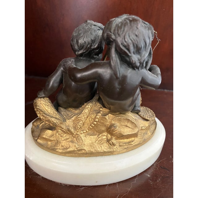 19th Century French Bronze Cherubs For Sale - Image 4 of 6