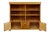 Antique Empire Revival Bookcase Cabinet in Birch, 1910 For Sale - Image 4 of 8