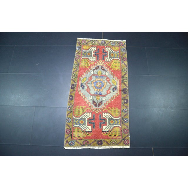 Vintage Multicolor Turkish Rug For Sale In Phoenix - Image 6 of 6