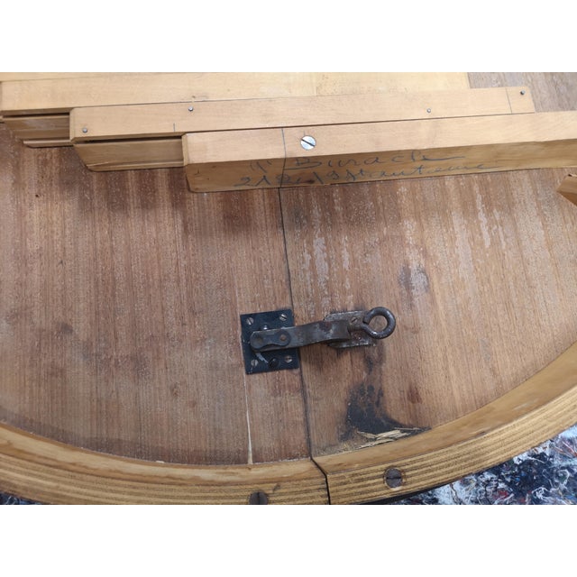 Round Wooden Dining Table For Sale - Image 16 of 18