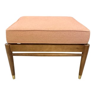 1960s Vintage Danish Modern Ottoman For Sale