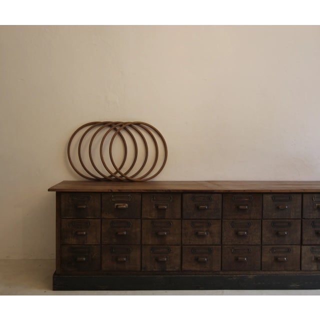 Mid-Century German Wooden Hula Hoop Rings, 1950s, Set of 5 For Sale - Image 4 of 12