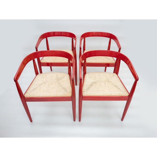 Scandinavian Dining Table with Chairs, 1960s, Set of 5 For Sale - Image 15 of 18