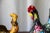 Traditional Portuguese Vintage Rooster and a Chicken Figurines - a Pair For Sale - Image 3 of 13