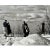 Mid-Century Modern 1950s Large Black & White Mounted Photograph, Lake Michigan Lighthouse in Winter For Sale - Image 3 of 13