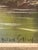 Wood Vintage Signed Landscape Oil Painting on Board, Circa 1960s For Sale - Image 7 of 8