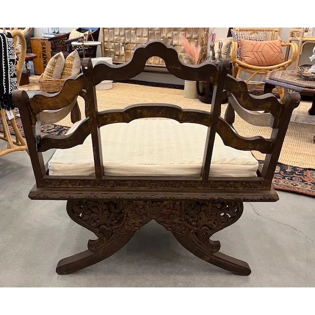 19th Century Antique Thai Howdah Chair Elephant Saddle | Chairish