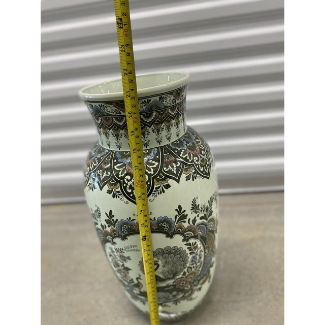 1990s Vintage MCM Villeroy & Boch Mettlach Porcelain Vase For Sale - Image 5 of 6