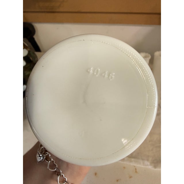 Mid 20th Century Group of Misc. Milk Glass Vases For Sale - Image 5 of 8