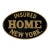 Vintage Embossed New York Home Insured Insurance Sign For Sale