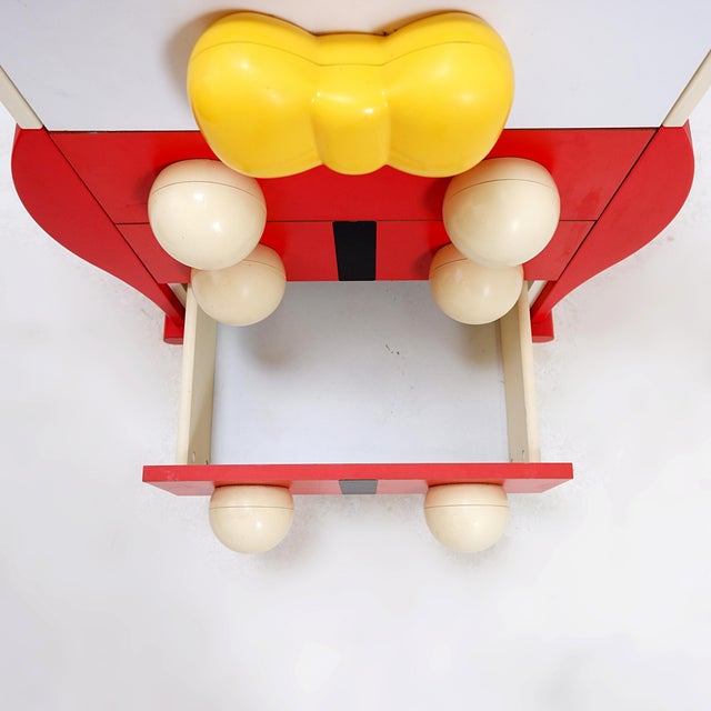 Mickey Mouse Chest of Drawers by Pierre Colleu for Starform, France, 1980s For Sale - Image 16 of 18
