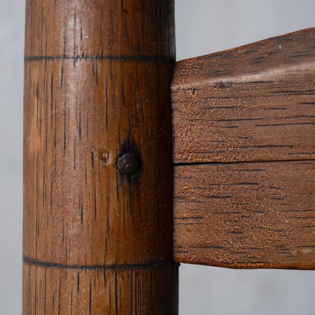 A Pair of American Ladder Back Chairs, 19th Century For Sale - Image 11 of 17