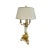 Three-Light Table Lamp in Bronze and White Marble, 1960s For Sale - Image 3 of 6
