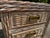 White Vintage Braided Rattan Three Drawer Low Chest For Sale - Image 8 of 14