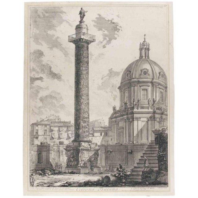 Etching on laid paper. VI state on VII. Watermark: cross on a hill. Price erased; state prior to the addition of the...