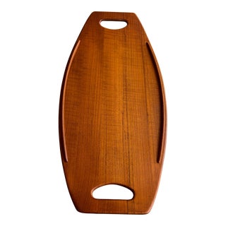 Teak Serving Tray by Jens Quistgaard for Dansk Designs Denmark For Sale