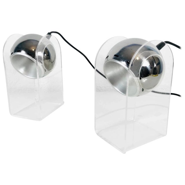 1968 Gino Sarfatti Table Lamps Model 540P for Arteluce, Italy - Set of 2 For Sale - Image 9 of 9